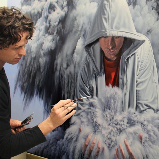 Sürreal dünyayı gerçekmiş gibi yansıtan büyüleyici tablolar 9