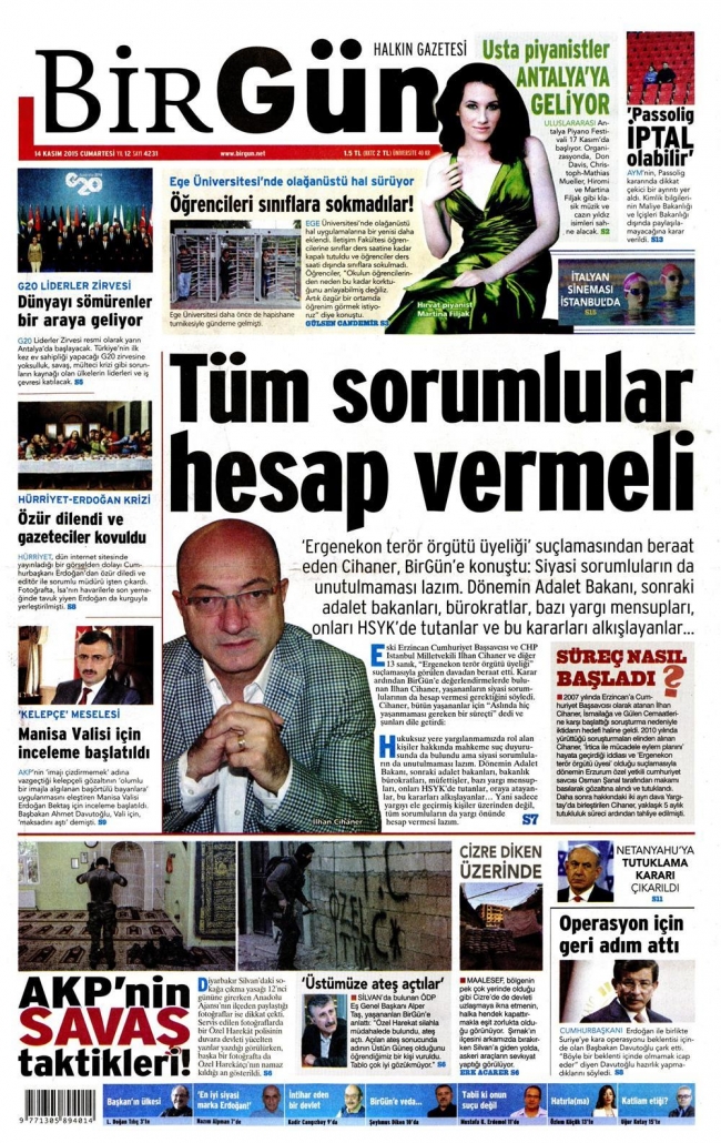 Paris saldırısı gazete manşetlerinde 2