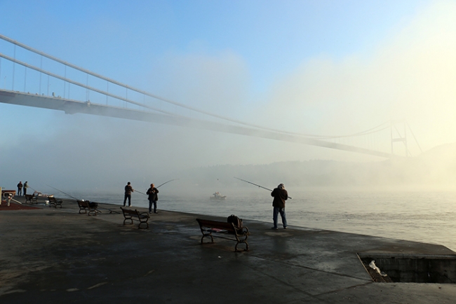 İstanbul'da sis bir başka güzel 7