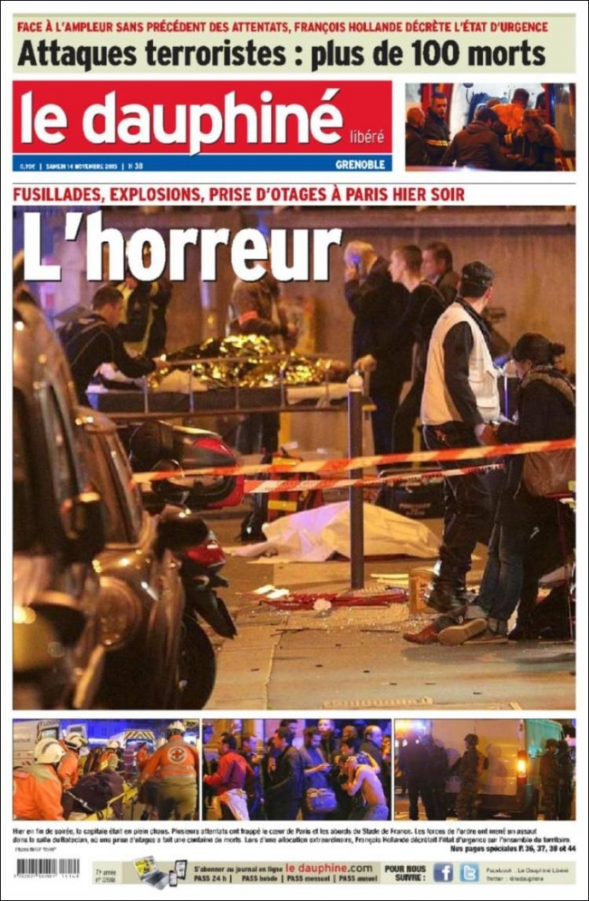 Fransız basını katliam karşısında tek ses 1