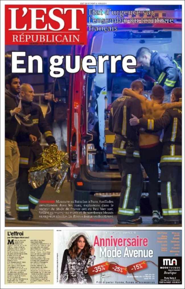 Fransız basını katliam karşısında tek ses 2