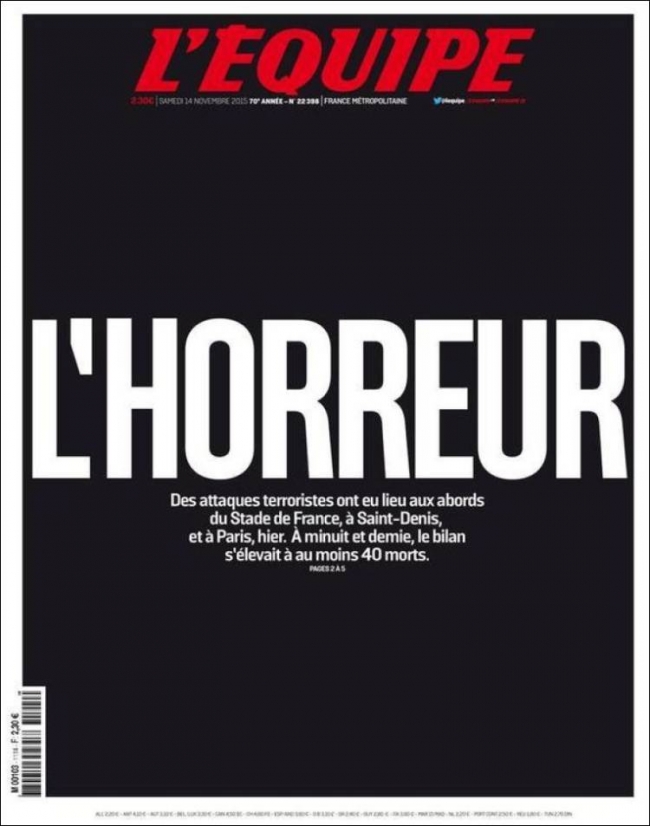 Fransız basını katliam karşısında tek ses 5