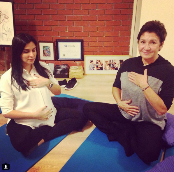 Instagram'da ünlüler: Nefes egzersizine başladı 1