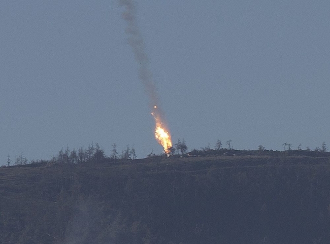 Düşürülen Rus uçağından çarpıcı fotoğraflar 12