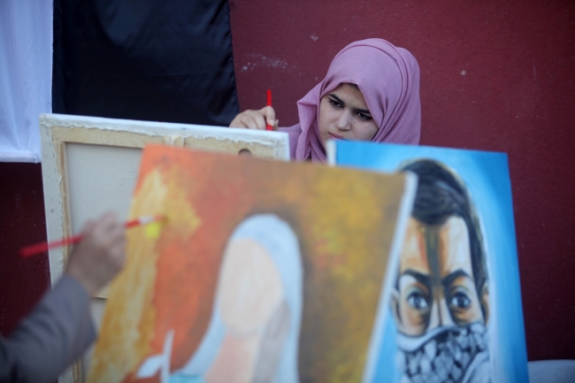 Filistinli mültecilerin sanatsal çalışmaları 6