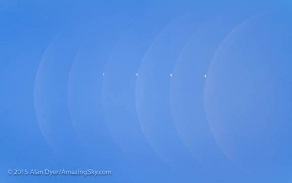 Ay ile Çoban yıldızı gökyüzünde buluşuyor! 2