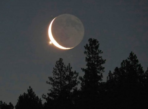 Ay ile Çoban yıldızı gökyüzünde buluşuyor! 4