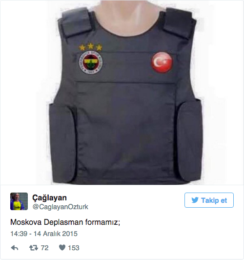 İşte Fenerbahçe'nin Moskova deplasman forması 1