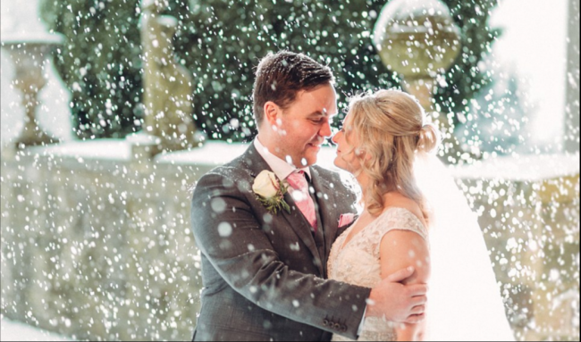 Beyazlar içinde dünya evine girdiler 3