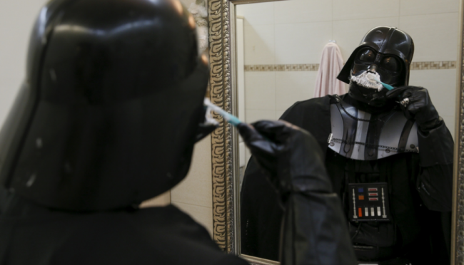 Darth Vader'ı hiç böyle görmediniz 2