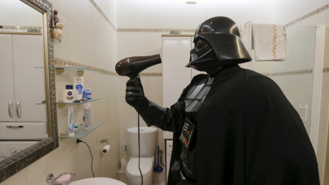 Darth Vader'ı hiç böyle görmediniz 5