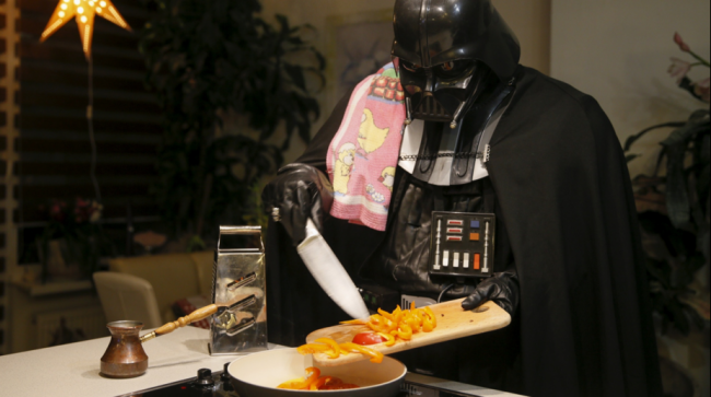 Darth Vader'ı hiç böyle görmediniz 6