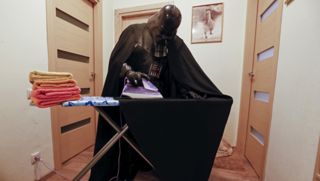 Darth Vader'ı hiç böyle görmediniz 7