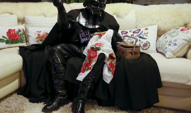Darth Vader'ı hiç böyle görmediniz 9