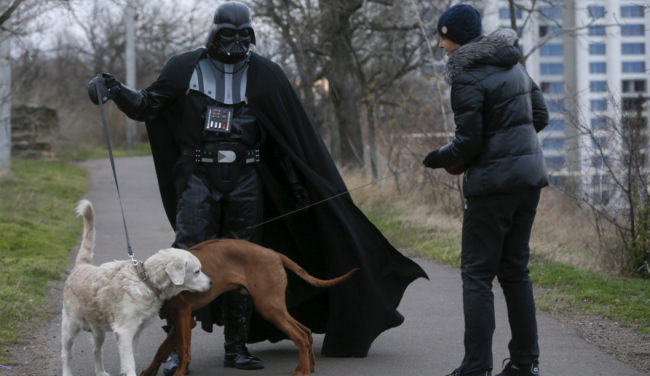Darth Vader'ı hiç böyle görmediniz 10
