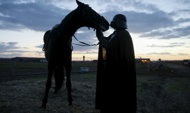 Darth Vader'ı hiç böyle görmediniz 16