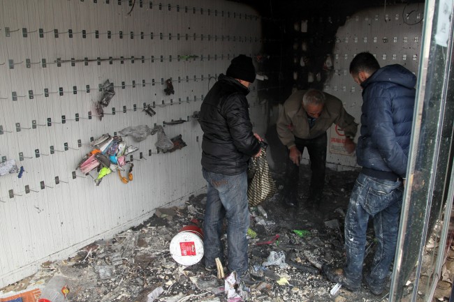 Ankara Osmanlı Halk Pazarı'nda yangın 12