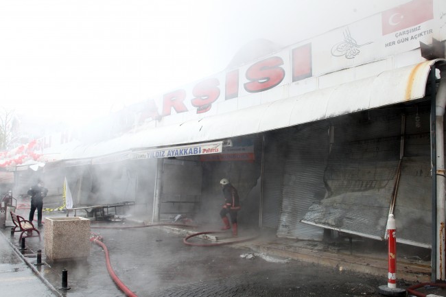 Ankara Osmanlı Halk Pazarı'nda yangın 11