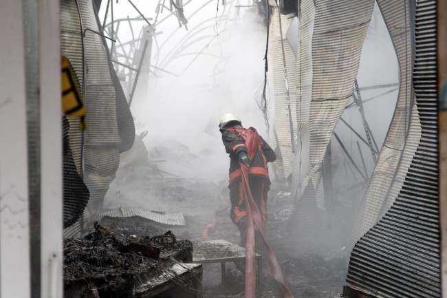 Ankara Osmanlı Halk Pazarı'nda yangın 8