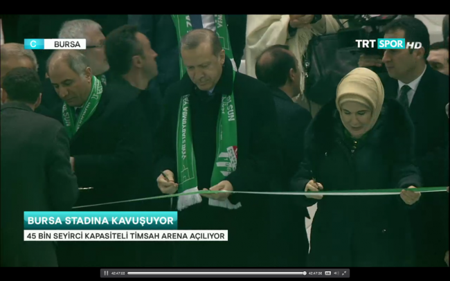 Timsah Arena böyle açıldı 7