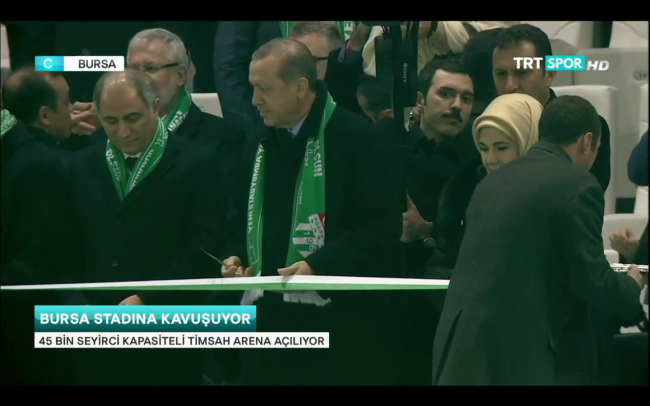 Timsah Arena böyle açıldı 6