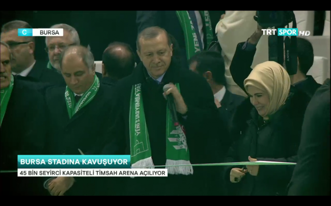 Timsah Arena böyle açıldı 5