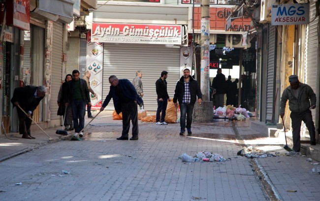 Sokağa çıkma yasağının ardından Nusaybin 12