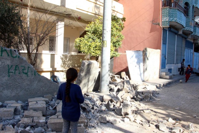 Sokağa çıkma yasağının ardından Nusaybin 1