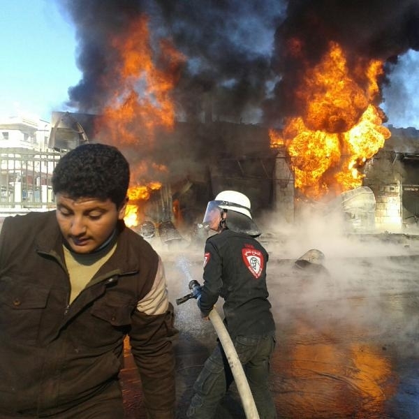 Rus uçakları cami ve hastane vurdu 2