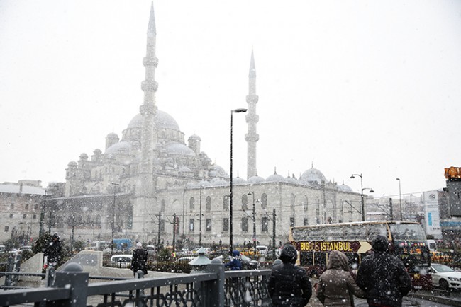 İstanbul'dan kar manzaraları 1