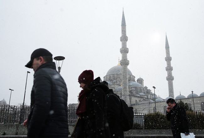 İstanbul'dan kar manzaraları 4