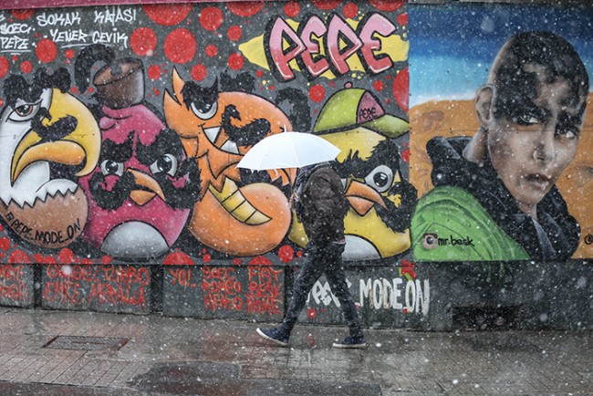 İstanbul'dan kar manzaraları 10