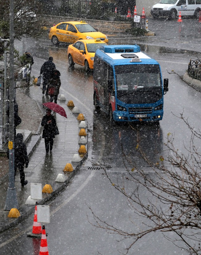 İstanbul'dan kar manzaraları 13