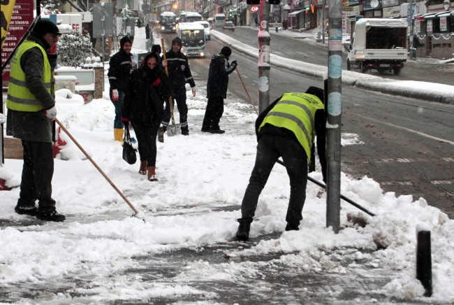 İstanbul'dan kar manzaraları 6