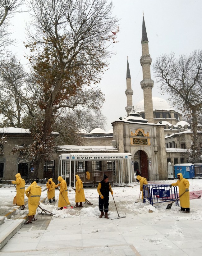 İstanbul'dan kar manzaraları 1