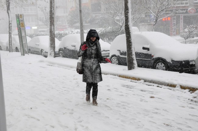 İstanbul'dan kar manzaraları 13