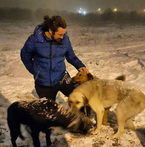 Instagram'da ünlülerin kar fotoğrafları 4