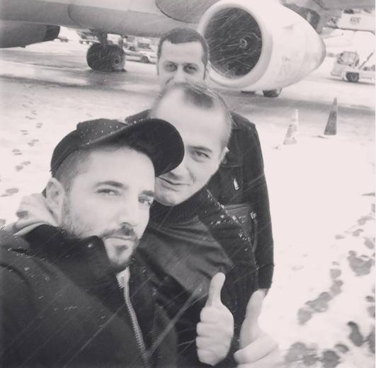 Instagram'da ünlülerin kar fotoğrafları 6