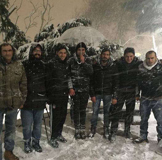 Instagram'da ünlülerin kar fotoğrafları 10