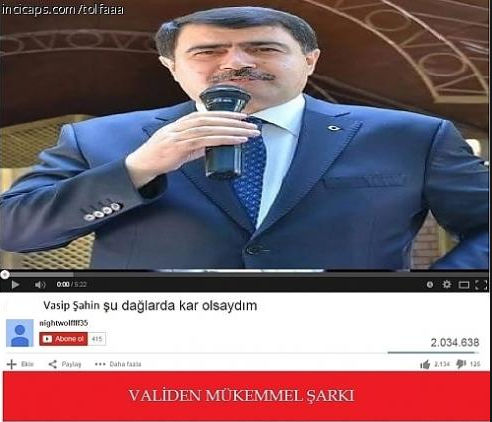 Güldüren İstanbul Valisi caps'leri 9