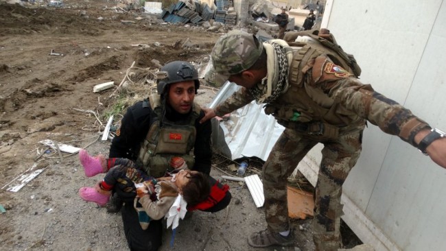 IŞİD'in canlı kalkanları böyle kurtarıldı 2