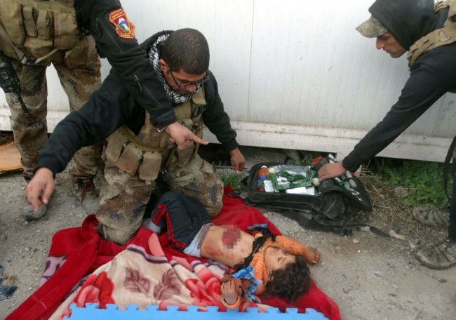 IŞİD'in canlı kalkanları böyle kurtarıldı 3