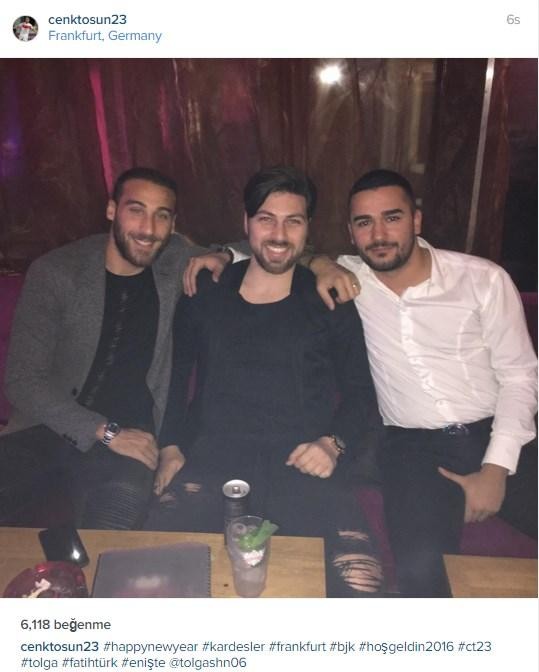 Futbolcular yeni yıla böyle girdi 7