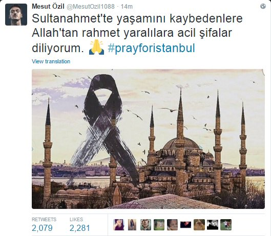 Futbol dünyası terörü lanetledi 12