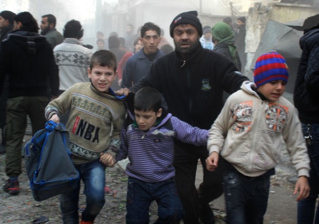 Rus uçakları anaokulunu bombaladı 2