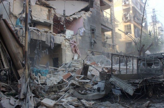 Rus uçakları anaokulunu bombaladı 7