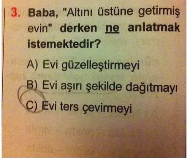En komik sınav kağıtları 5
