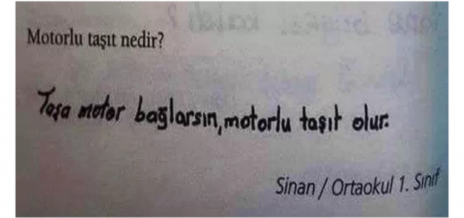 En komik sınav kağıtları 6