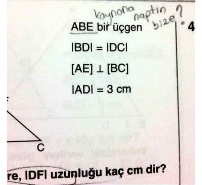 En komik sınav kağıtları 9