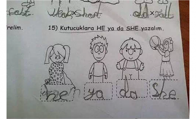 En komik sınav kağıtları 19